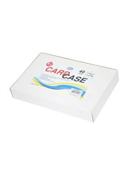FIS 20-Piece Card Case Set, B7 Size, FSCIB7, Clear
