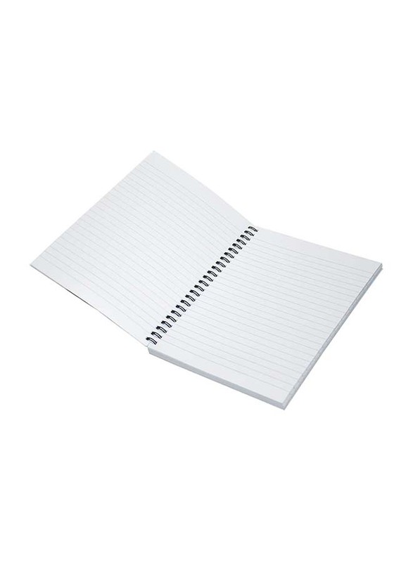 Light 10-Piece Spiral Soft Cover Notebook, Single Line, 100 Sheets, A5 Size, LINBA51802S, Light Blue