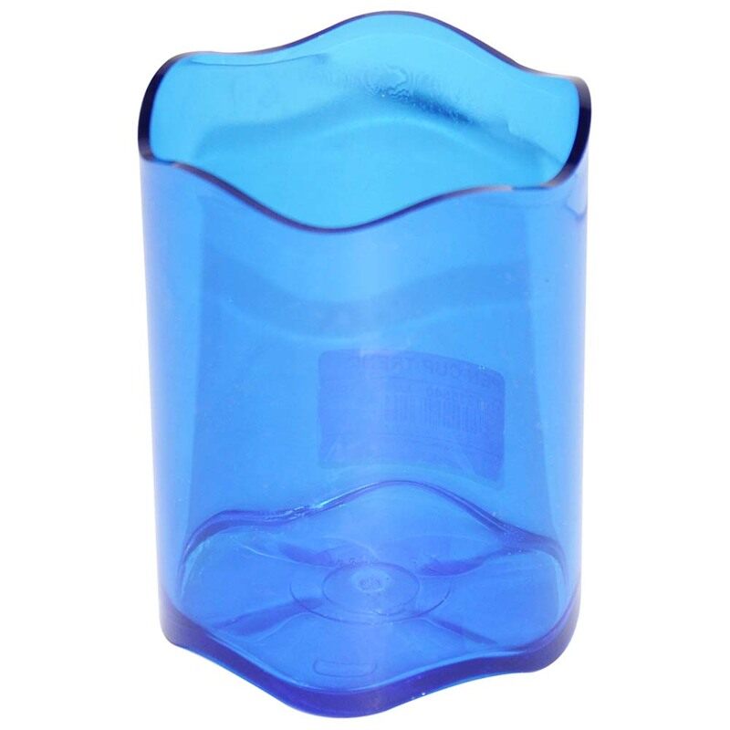 Durable Pen Holder, Translucent Blue