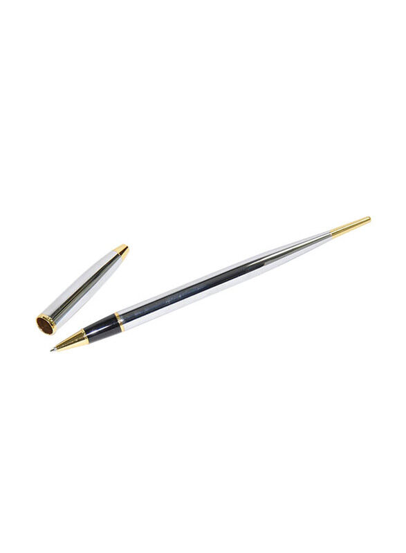 

Scrikss Gold Ball Point Pen, OSBP53031, 1mm, Gold/Silver