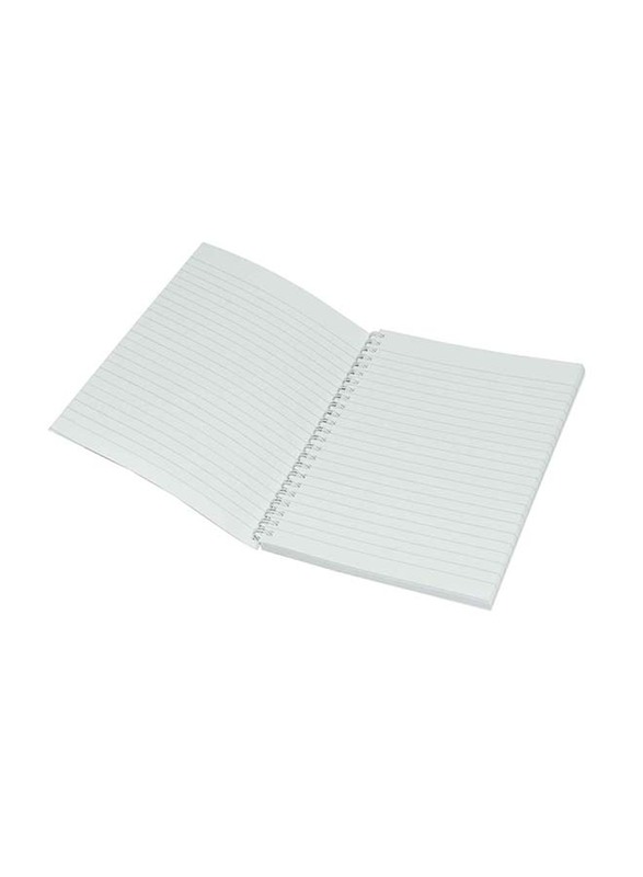 Light 10-Piece Spiral Soft Cover Notebook, Single Ruled, 100 Sheets, A5 Size, LINBA51701S, Black/White