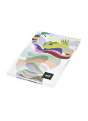 Light 5-Piece Hard Cover Notebook, Single Ruled, 100 Sheets, A5 Size, LINBA51702, Multicolour