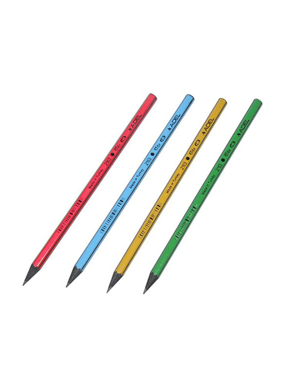 

Adel 72-Piece Blacklead Pencil Set, ALPE2052163000, Pink/Yellow/Blue/Green