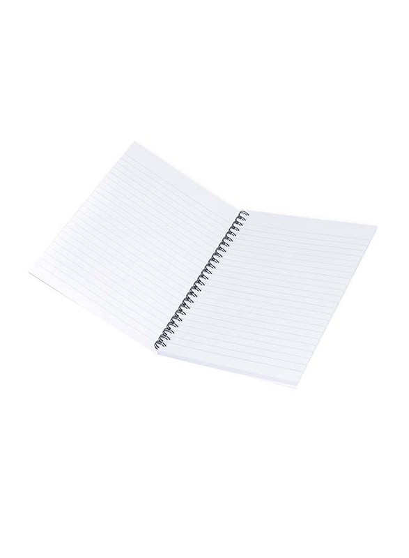 FIS Spiral Soft Cover Single Line Notebook Set, 10 x 100 Sheets, A5 Size, FSNBA51904S, Multicolour