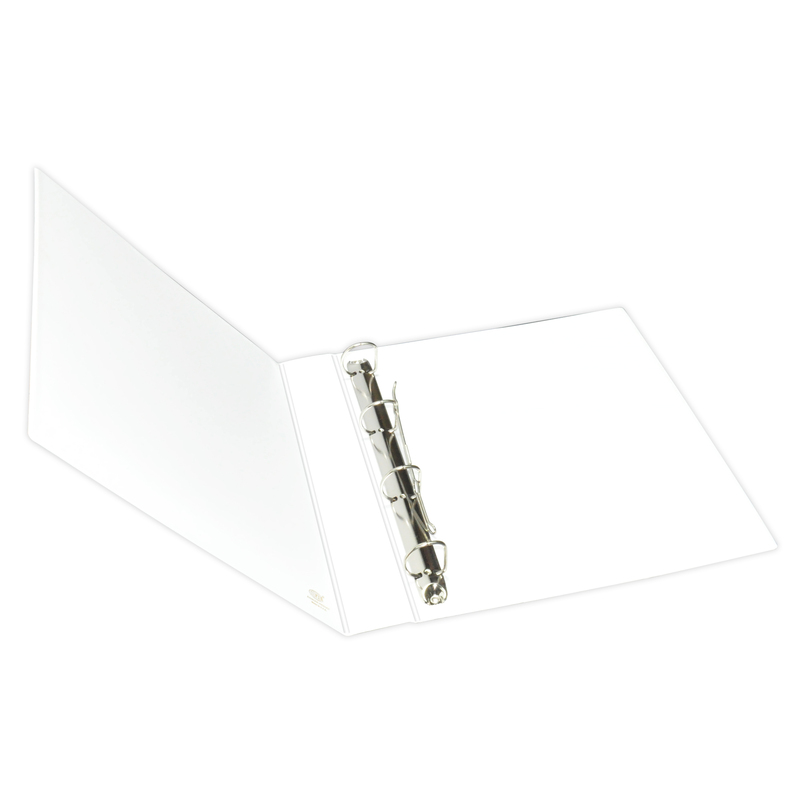FIS 4D Ring Presentation Binder, A4 Size, 25mm Ring Size, 1.5 Inch Spine, FSBD425DPB, White