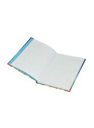 Light 5-Piece Hard Cover Notebook, Single Ruled, 100 Sheets, A5 Size, LINBA51608, Multicolour