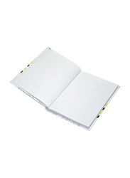 Light Single Line Hard Cover Notebook, 5 x 100 Sheets, 10 x 8 inch, LINB1081801, White