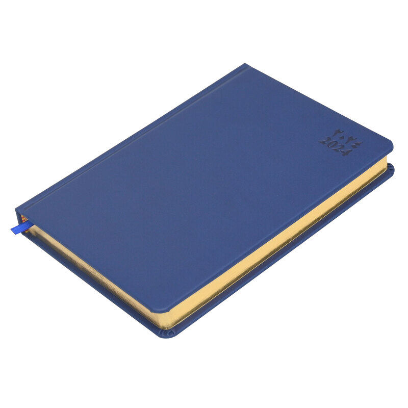 

FIS 2024 Arabic/English Golden Diary, 384 Sheets, 70 GSM, A5 Size, FSDI19AEG24BL, Blue