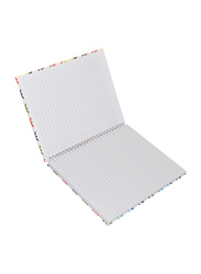 Light Hard Cover Spiral Notebook Set, 100 Sheets, 9 x 7 inch, 5 Pieces, LINBS971001307, Multicolour