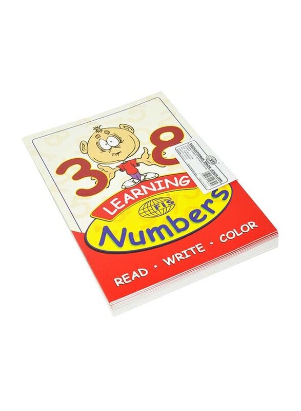 

FIS 12-Piece English Learning Numbers Book Set, 28-Pages, A4, FSBORWCNA4E, Multicolour