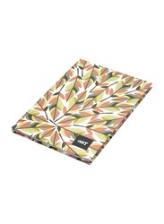 Light 5-Piece Hard Cover Notebook, Single Line, 100 Sheets, A4 Size, LINBA41807, Multicolour
