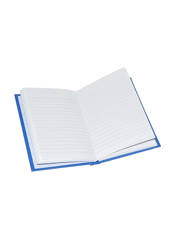 FIS Manuscript Notebook Set, 8mm Single Ruled, 3 Quire, 5 x 144 Sheets, A6 Size, FSMNA63Q, Blue