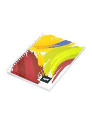 Light 10-Piece Spiral Soft Cover Notebook, Single Line, 100 Sheets, A5 Size, LINBA51804S, Multicolour