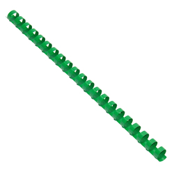 FIS 12mm Plastic Binding Rings, 100 Pieces, FSBD12GR, Green