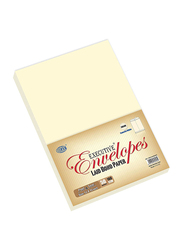 FIS Executive Laid Paper Envelopes Peel & Seal, 12 x 10 Inch, 50 Pieces, Off White