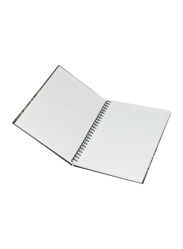 Light 5-Piece Spiral Hard Cover Notebook, Single Ruled, 100 Sheets, A5 Size, LINBSA51602, Multicolour