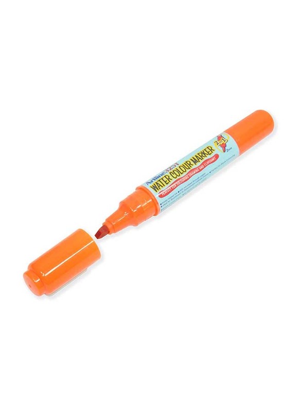 أرتلاين مجموعة أقلام تلوين مائية مزدوجة من 12 قطعة ARMK325OR ، برتقالي