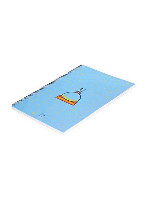 FIS 10-Piece Spiral Soft Cover Single Line Note Book, 100 Sheets, A4 Size, FSNBA41908S, White