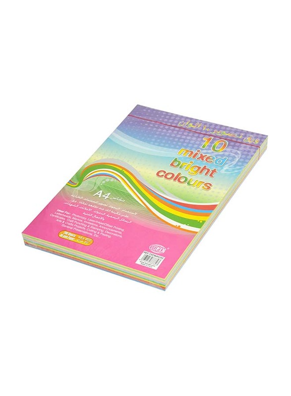 FIS Color Photocopy Paper, 200 Sheets, 80 GSM, A4 Size