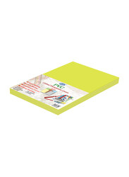 FIS 180 Micron PVC Coloured Transparent Covers, 100 Pieces, Yellow