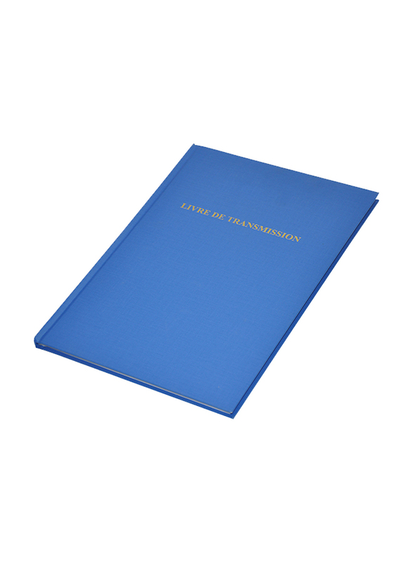 FIS Livre De Transmission Book, French Language, 215 x 335mm, 80 Sheets, FSCLLDT, Blue