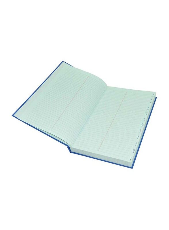 

FIS Ledger Book, F/S Size, 4 Quire, 2 Column, 3 Digit, FSACLDC4Q73, Blue