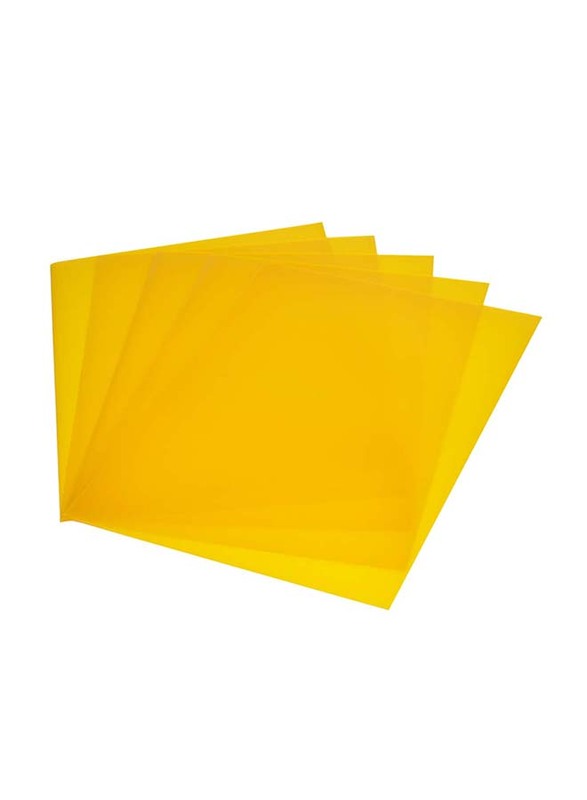 Durable Folder for Spine Binding, 50 Pieces, Yellow
