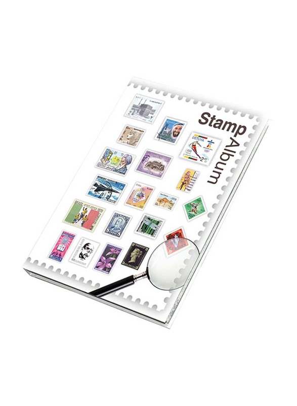 FIS Stamp Album, 8 Sheets, 17.3 x 25cm, FSSA173X250P8, Multicolour