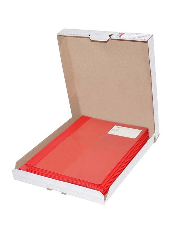 Durable 25-Piece Project File Set, A4 Size, DUPG2745-03, Red