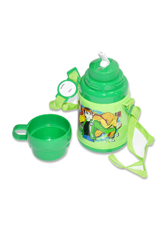 Ben10 Thermos Water Bottle for Boys, 500ml, TGWZB10ST615, Green