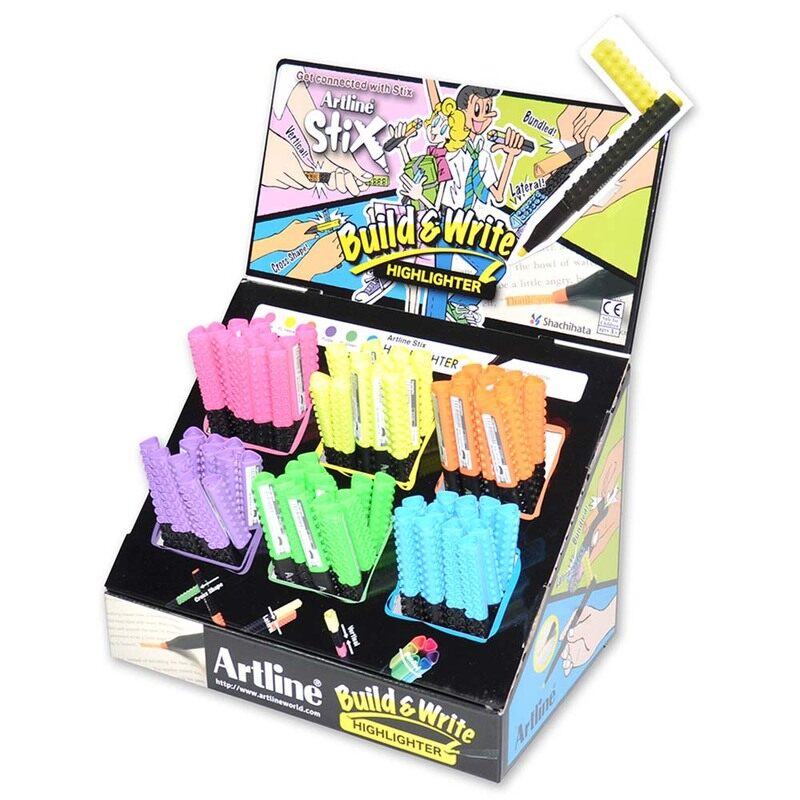 

Artline 72-Piece Stix Highlighter Set, Multicolour