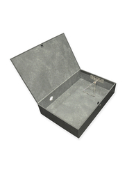 FIS Rigid Box File Laminated F/S Broad 8cm Spine, 210 x 330 mm, FSBFRIGID001, Black