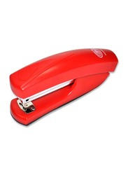 FIS Medium Plastic Body Stapler With Non-Slip Rubber Base Pad, 31 x 55 mm, FSSF5569, Red