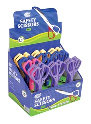 FIS 24-Piece Safety Scissor Set, 5.5 inch, FSSE05D, Assorted Colour