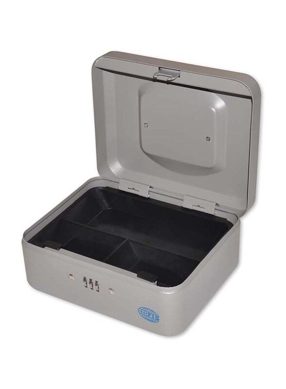 

FIS Cash Box with Number, 8 Inch, FSCPTS0037GY, Matt Finish Grey
