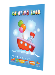 FIS 24-Piece Coloring Book, A4, 14-Pages, FSCG0414003, Multicolour