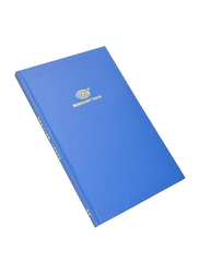 FIS Manuscript Notebook with Spiral Binding, 8mm Single Ruled, 3 Quire, 144 Sheets, F/S 210 X 330mm, FSMNFS3QIE, Blue