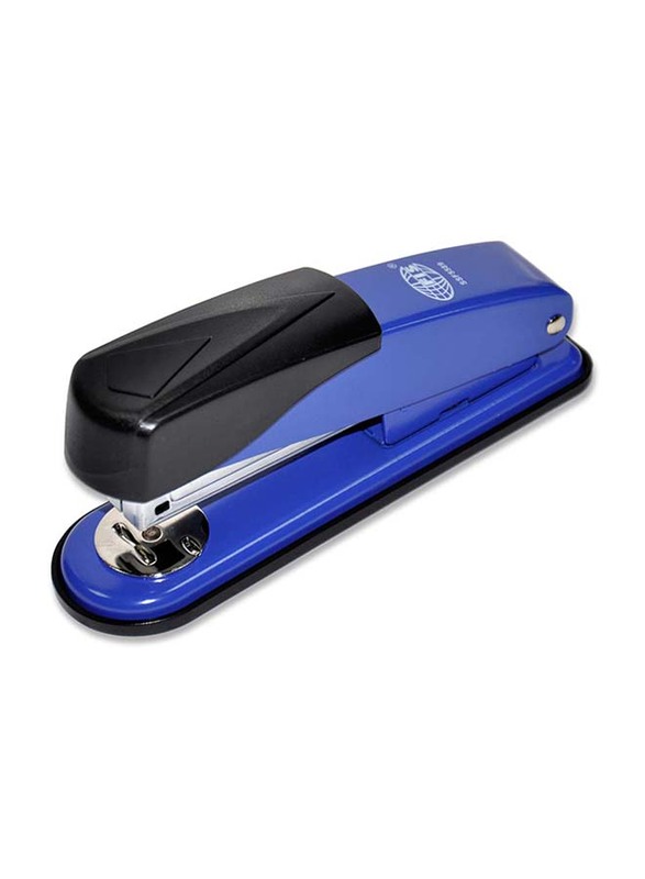 FIS FSSF5589 Medium Stapler with Non-Slip Rubber Base Pad, Blue