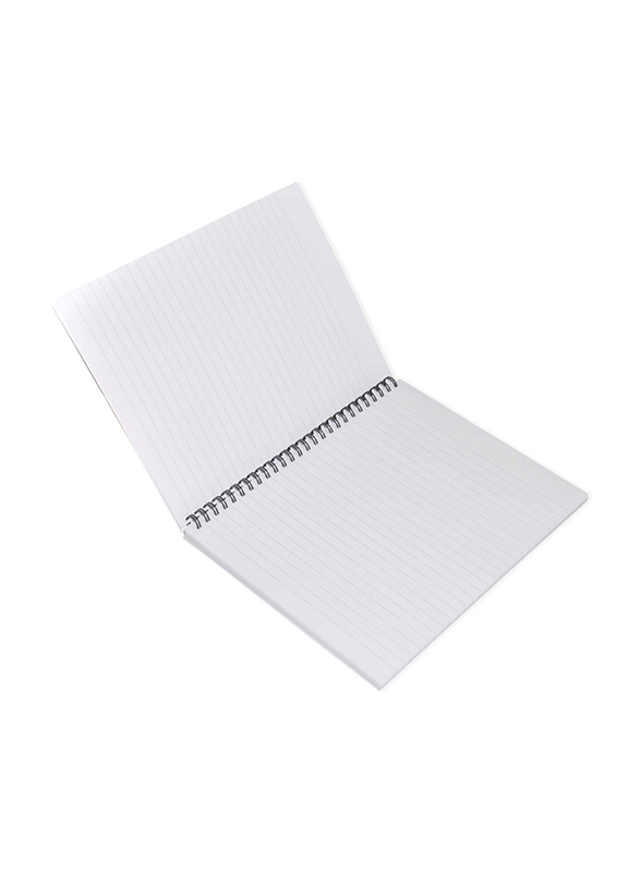 Light 10-Piece Spiral Soft Cover Notebook, Single Line, 100 Sheets, LINB971602S, Multicolour
