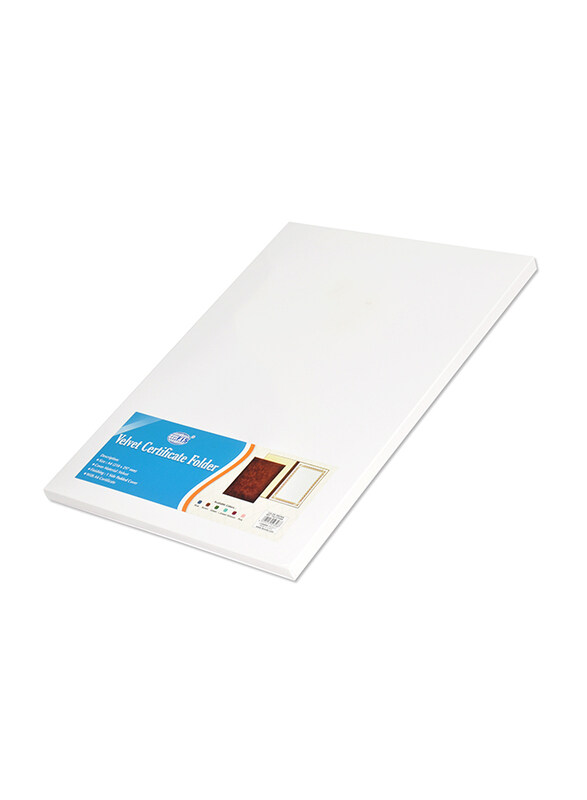 

FIS Velvet Certificate Folder with Certificate, A4 Size, Brown