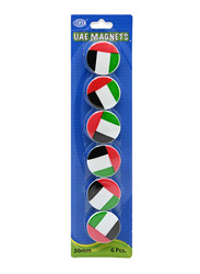 FIS UAE Flag Magnet Set, 3 Pack, FSMIUAEF203040MM/3, Multicolour
