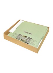FIS Transfer File with Fastener & Pocket, 320GSM, F/S Size, 40 Pieces, FSFF15GY, Grey