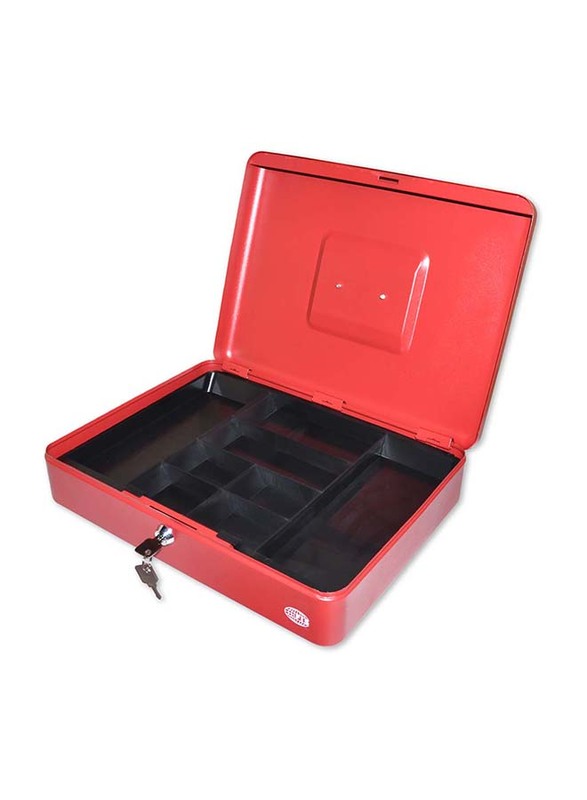 FIS Cash Box, 14.5 Inch, FSCPTS0001RE, Red