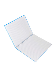 FIS Light Spiral Hard Cover Notebook, 100 Sheets, 5 Piece, LINBS1081001304, Blue
