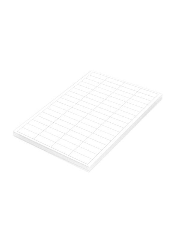 

FIS Multipurpose Laser Labels, 48.3 x 16.9mm, 68 Stickers x 100 Sheets, A4 Size, FSLA68-100, White