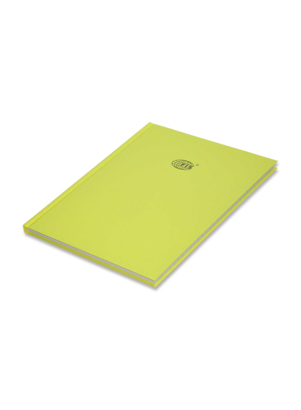 FIS Neon Hardcover Notebook, 100 Sheets, 5 Piece, FSNB108N363, Cyber Yellow