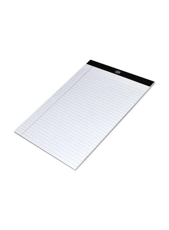 FIS Writing Notepads, Single Ruled, 12 Pieces x 50 Sheets, 70 GSM, A4 Size, White