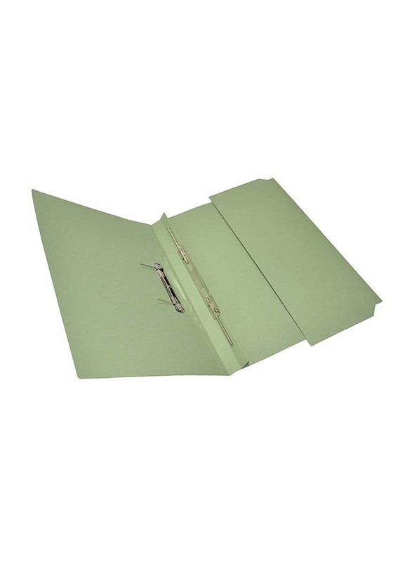 FIS Transfer File with Fastener & Pocket, 320GSM, F/S Size, 40 Pieces, FSFF15GY, Grey