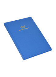 FIS Manuscript Notebook Set, 8mm Single Ruled, 2 Quire, 5 Piece x 96 Sheets, A5 Size, FSMNA52Q, Blue
