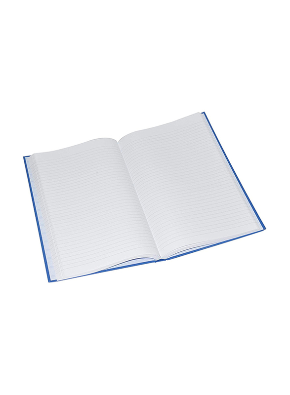 FIS Manuscript Notebook Set, 8mm Single Ruled, 5 Quire, 2 x 240 Sheets, F/S 210 X 330mm, FSMNFS5Q, Blue